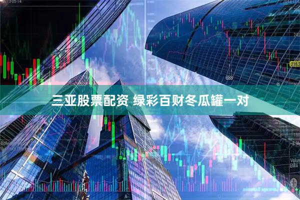 三亚股票配资 绿彩百财冬瓜罐一对